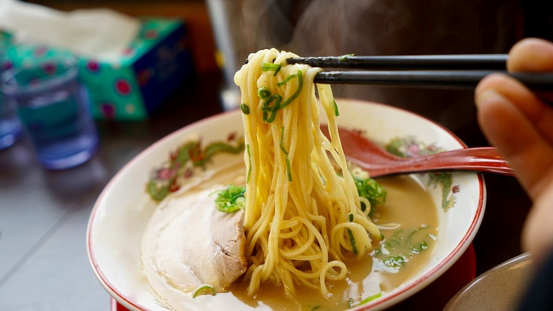 昼食の様子